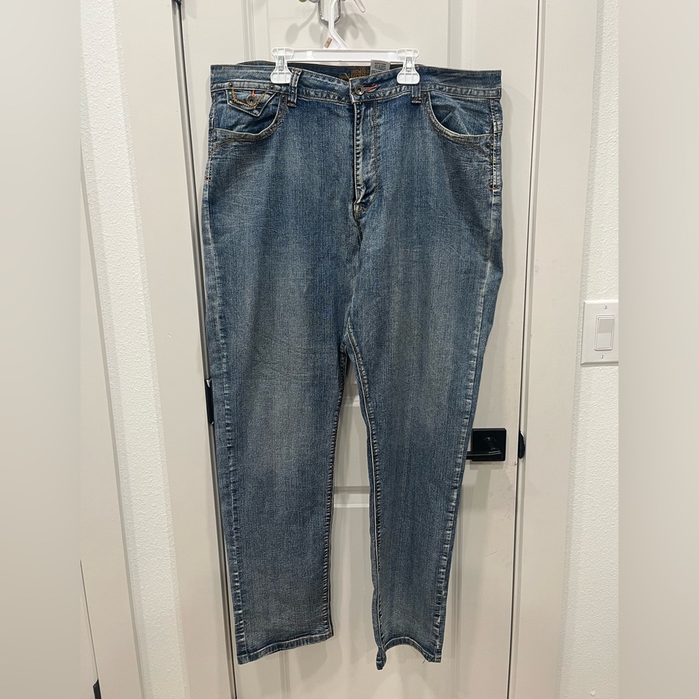 Revolt‎ Women's Jeans with Gold Stitching size 20 preowned